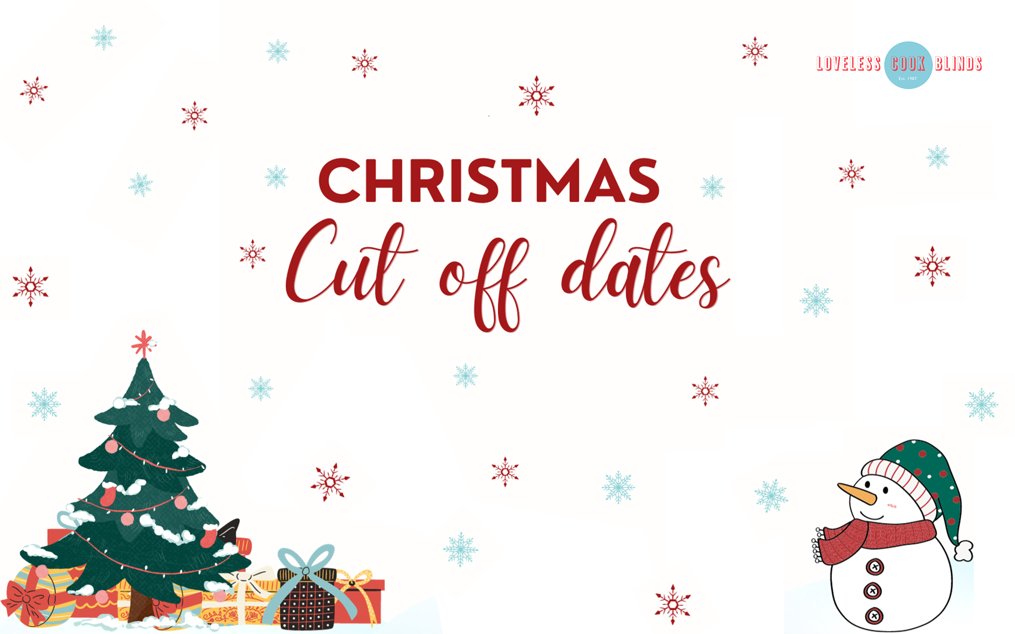 Christmas cut off dates